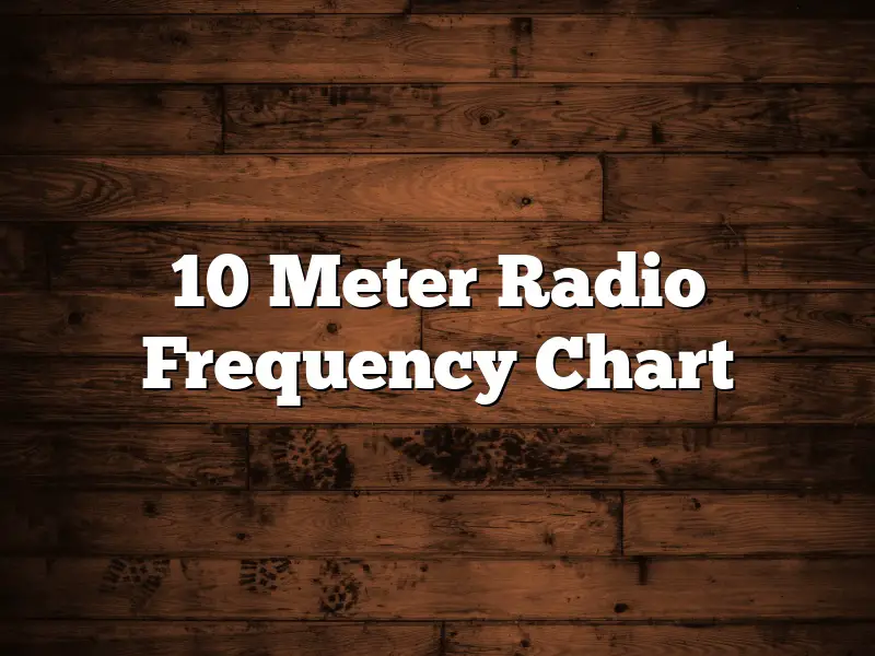 10 Meter Radio Frequency Chart