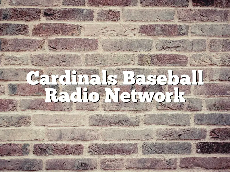 Cardinals Baseball Radio Network