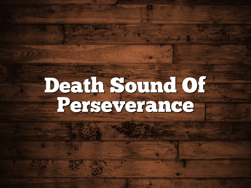 Death Sound Of Perseverance
