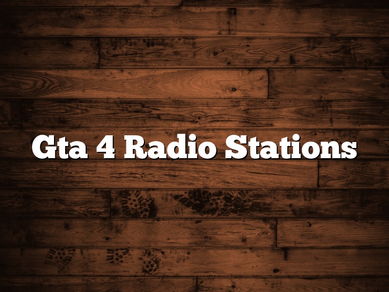 Gta 4 Radio Stations