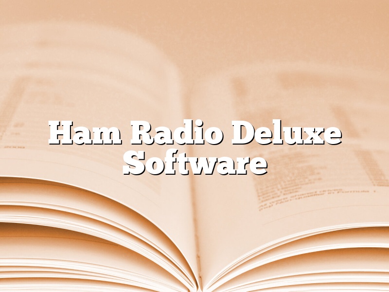 Ham Radio Deluxe Software