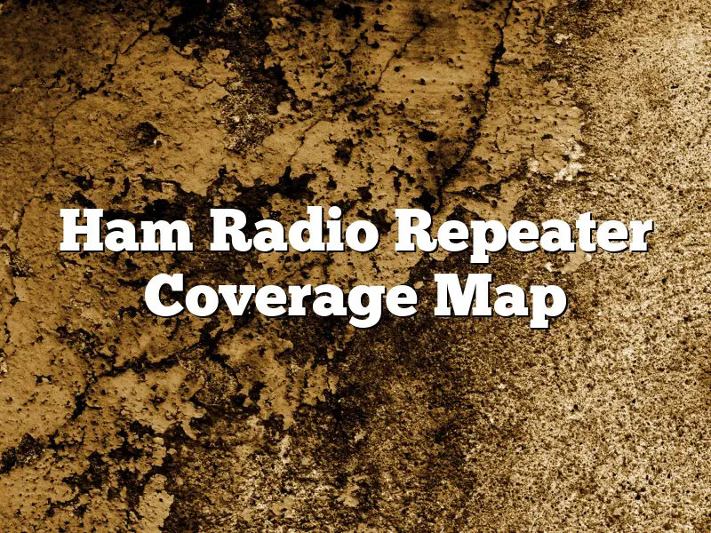 Ham Radio Repeater Coverage Map