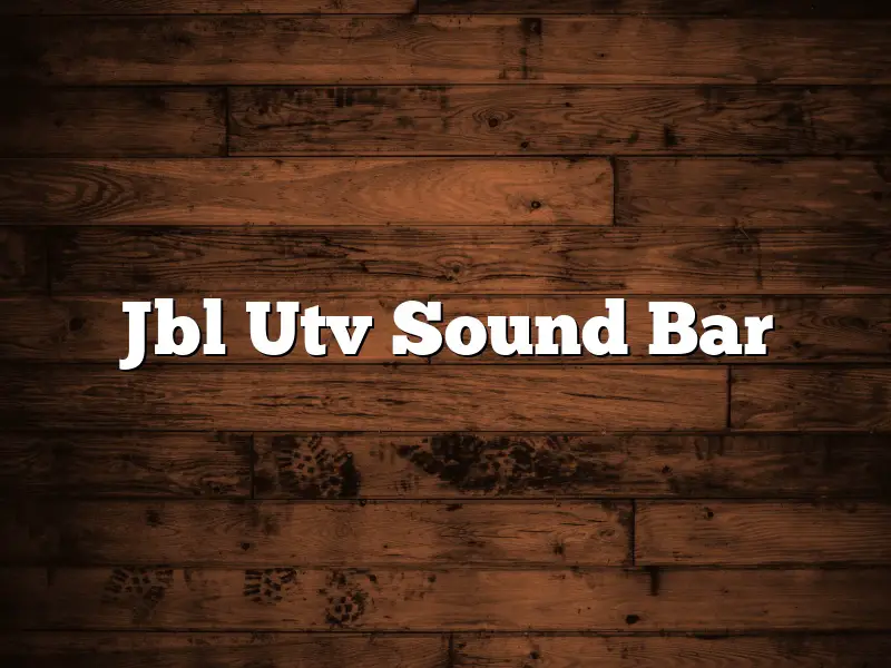 Jbl Utv Sound Bar