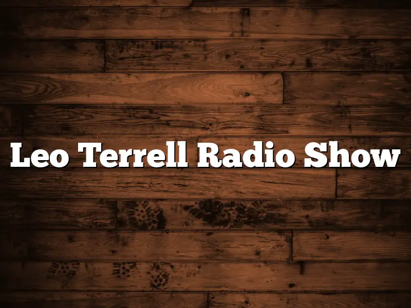 Leo Terrell Radio Show
