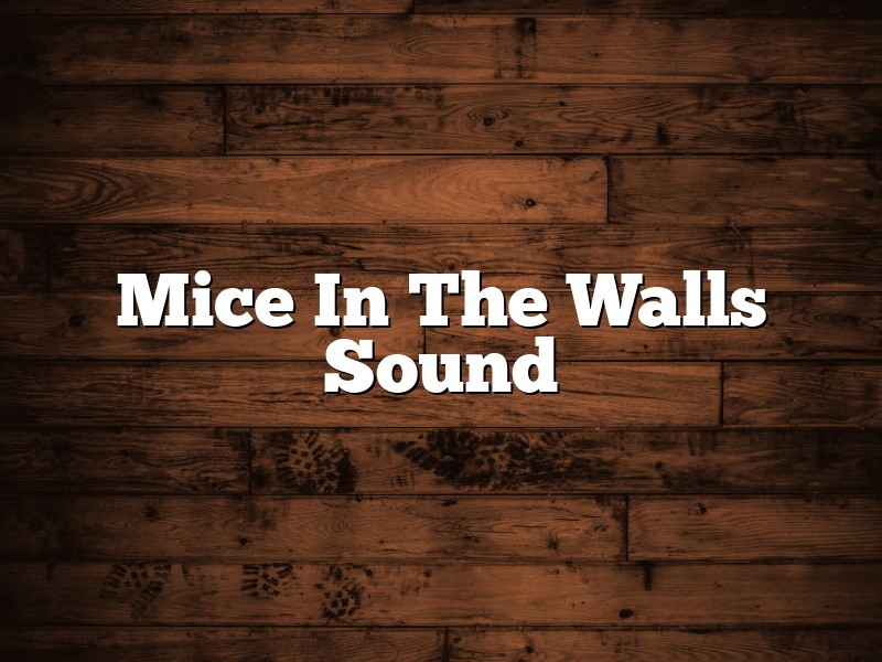 Mice In The Walls Sound