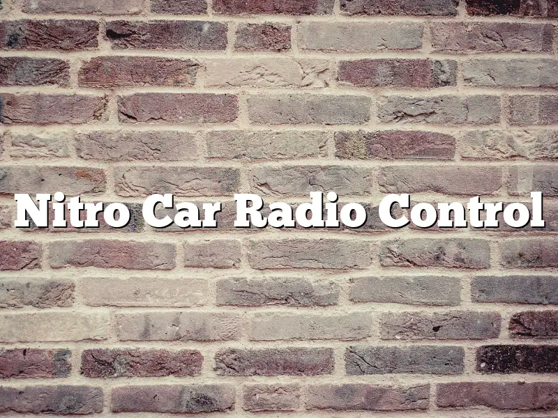Nitro Car Radio Control