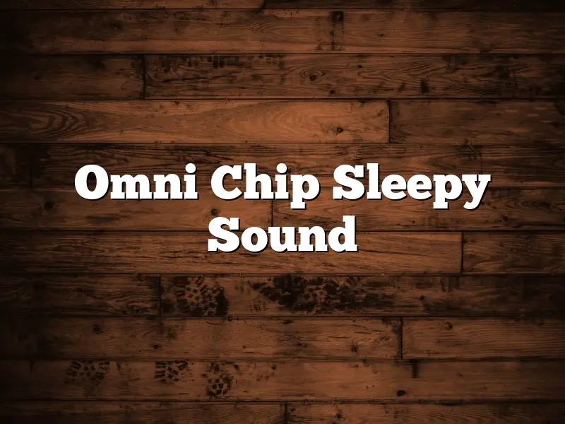 Omni Chip Sleepy Sound