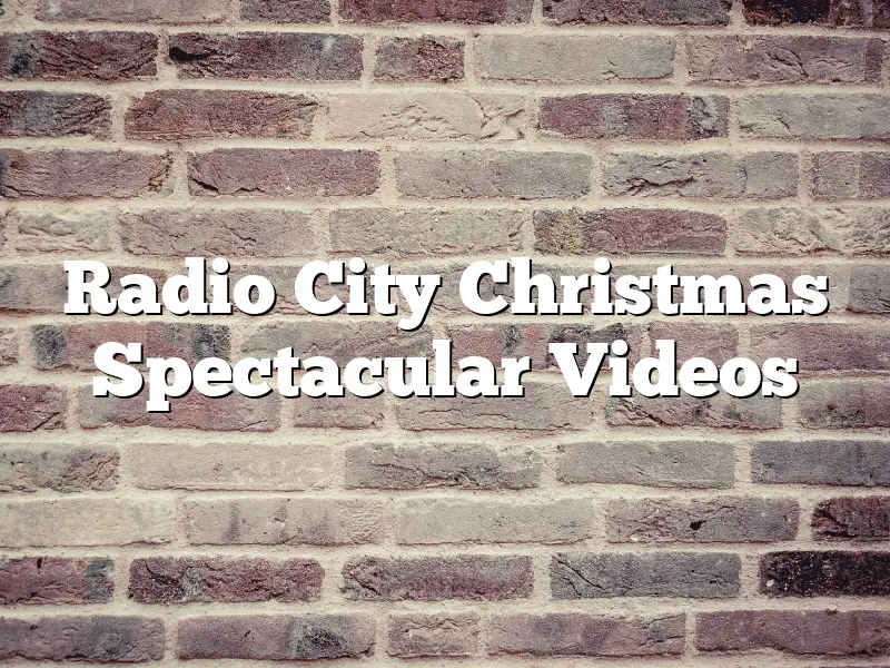 Radio City Christmas Spectacular Videos