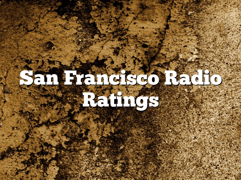 San Francisco Radio Ratings