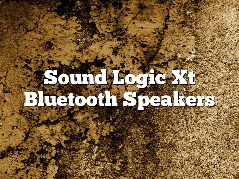 Sound Logic Xt Bluetooth Speakers