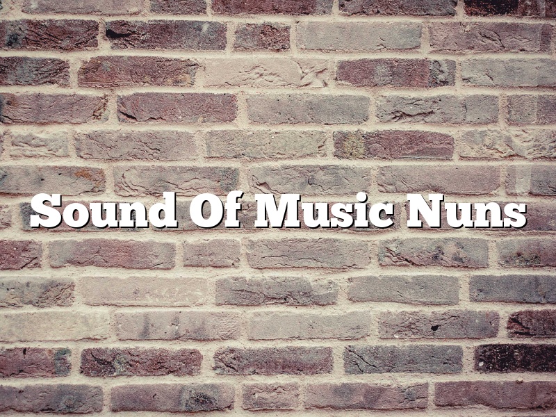Sound Of Music Nuns
