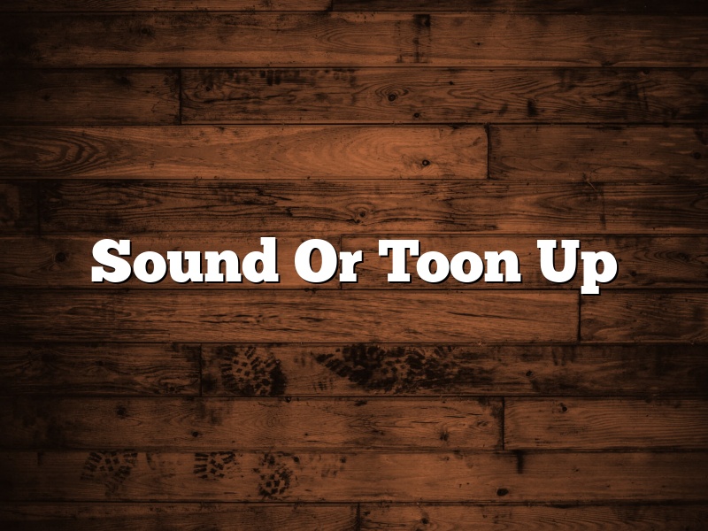 Sound Or Toon Up