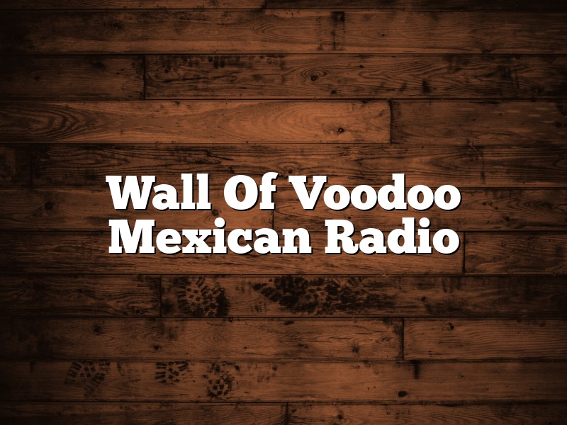 Wall Of Voodoo Mexican Radio