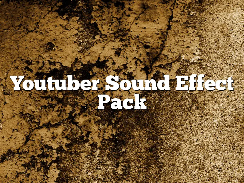 Youtuber Sound Effect Pack