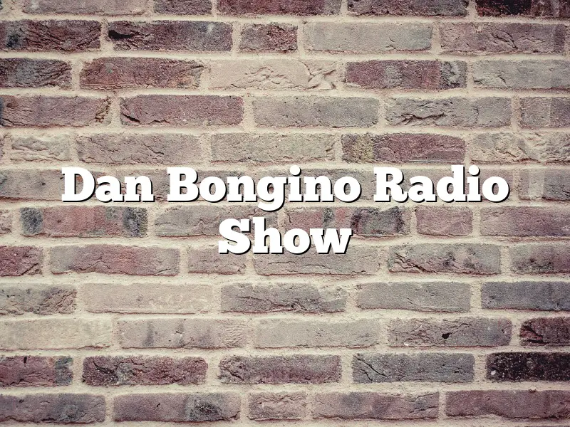 Dan Bongino Radio Show