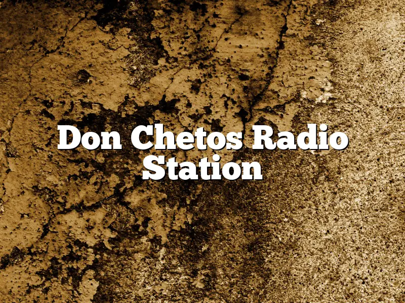 Don Chetos Radio Station