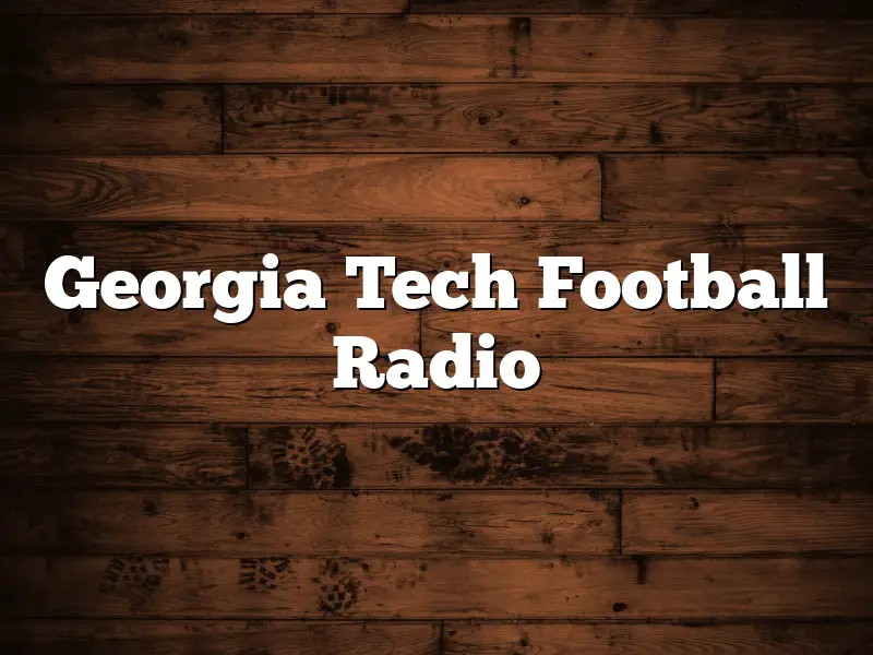 Georgia Tech Football Radio