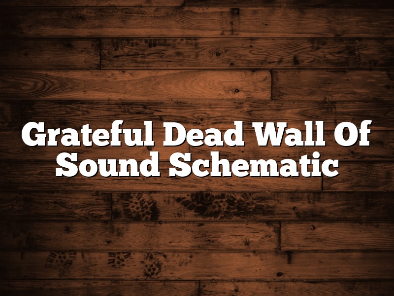 Grateful Dead Wall Of Sound Schematic