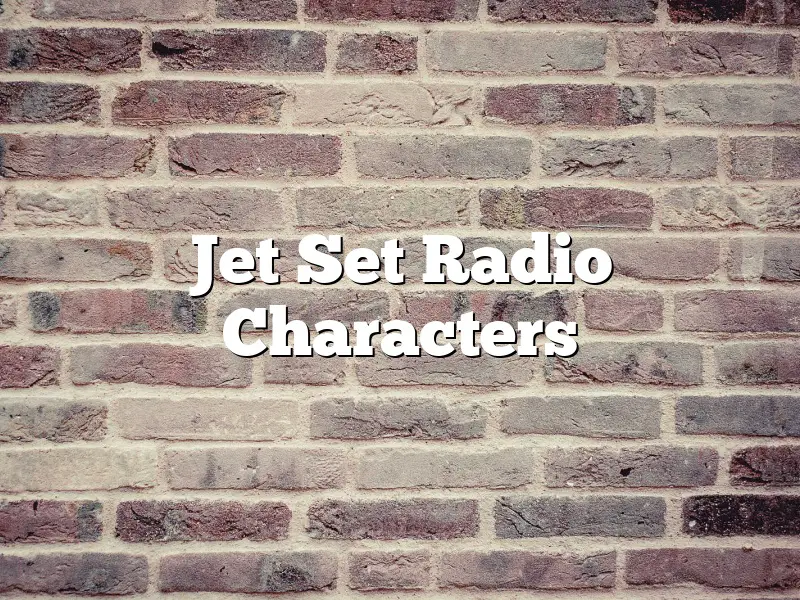 Jet Set Radio Characters