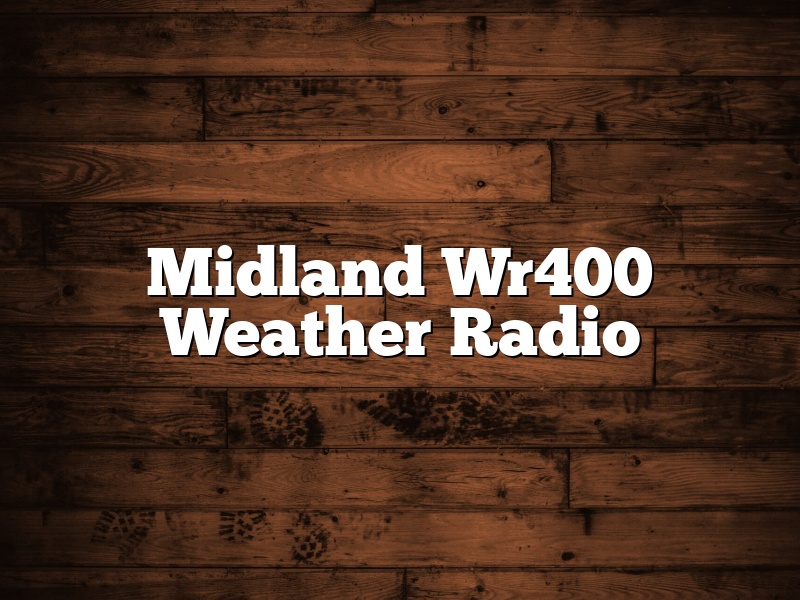 Midland Wr400 Weather Radio