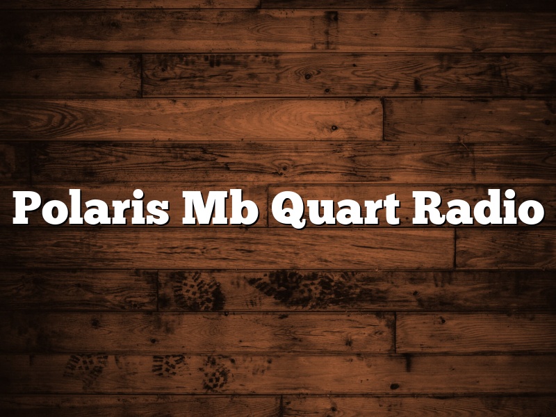 Polaris Mb Quart Radio