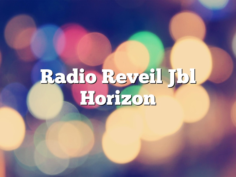 Radio Reveil Jbl Horizon
