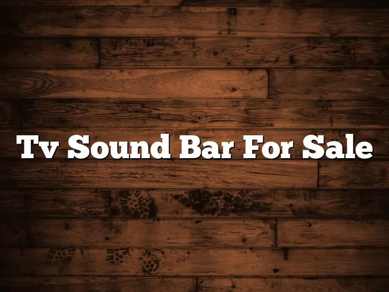 Tv Sound Bar For Sale