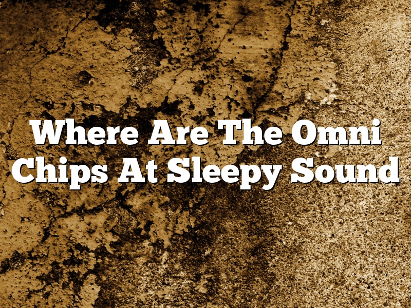 Where Are The Omni Chips At Sleepy Sound