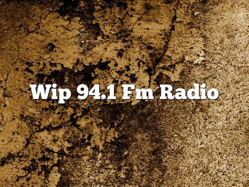 Wip 94.1 Fm Radio